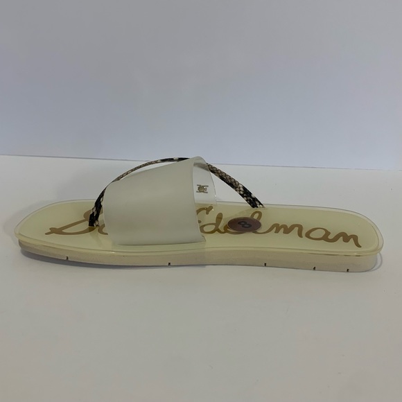 Sam Edelman Luciana Opaque Snake Thong Slides - Picture 3 of 8